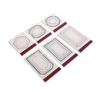 MUELODSIC Vintage Decorative Memo Pads Smooth Writing Portable Note Papers for Office School and DIY Scrapbooking Household Notepads for Planning and Organizing Tasks