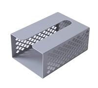 MUELODSIC Wall Mounted Tissue Storage Box Abs Plastic Napkin Holder for Kitchen Bathroom Toilet Grey Multifunctional Tissue Case with Easy Installation and Simple Design