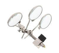 MUELODSIC Watchmaker Jewelers Loupe Magnifier Glasses with Clip Hands-Free Operation 15x Magnification Silver Iron and Glass for Jewelry Repair and Crafting