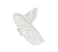 MUELODSIC Water-resistant Transparent Dog Raincoat for Small to Medium Puppies Lightweight Portable Pet Poncho Keeps Dogs Dry in Bad Weather Easy to Pack Outdoor Rain Protection for Puppies