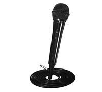 MUELODSIC Wired Dynamic Handheld Microphone with Jack for Karaoke Singing and Streaming Moving-coil Design for Sound Wide Compatibility with Dvd Tablets Plug and Play
