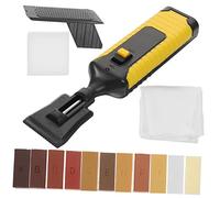 MUELODSIC Wood Floor Repair Kit with Colored Wax Blocks Scratch and Dent Remover for Laminate Vinyl Parquet Floors Doors Cabinets and Furniture Restoration