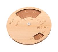 MUELODSIC Wooden Guitar Chord Chart Scale Trainer Circle of Fifths Wheel Practice Chord Progressions Tool for Beginners Music Learning Tools
