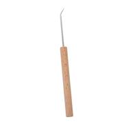 MUELODSIC Wooden Knitting Loom Hook with Ergonomic Handle Smooth Burr Crochet Tool for Hand Braided Yarn Crafts Comfortable Grip for Scarves Hats Gloves Sweaters Beginner Friendly