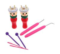 MUELODSIC Wooden Knitting Machine for Yarn Weaving DIY Craft Tool Hooks and Forks for Scarf and Flower Making Projects