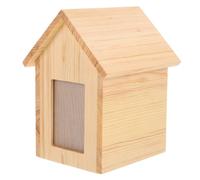 MUELODSIC Wooden Pet Urn Box for Dog and Cat Ashes Smooth Surface Cinerary Storage with Bright Finish Portable Memorial Keepsake for Puppy and Kitten Cremains