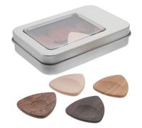 MUELODSIC Wooden Pick for Guitar Guitar Picks in Bulk and Ukulele Accessories Included