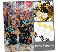 MUELODSIC Year Party Confetti Scatters PVC Table Centerpiece Decor Festive Celebration Supplies for Year Eve Invitations Photography and Holiday Parties