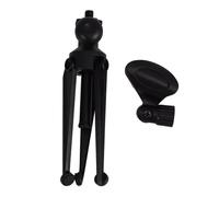 MUELODSIC Zinc Alloy Mic Stand with Adjustable Folding Tripod Desktop Holder and Clip for Home Office Recording Broadcasting Conferences Lectures and Live Streaming