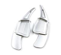 MUEOSI 1 Pair Aluminum Car Steering Wheel Shift Paddle Shifter Extension, for, A3 A4L A5 A6L S3 S4 Q2 Q5L Q7 TTS Car Paddle Shifters(Silver)