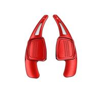 MUEOSI 1 Pair Aluminum Car Steering Wheel Shift Paddle Shifter Extension, for, A3 A4L A5 A6L S3 S4 Q2 Q5L Q7 TTS Car Paddle Shifters(Red)