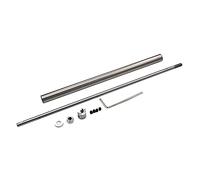 MUEOSI 1 Piece Precision 4mm Stainless Steel Marine Boat Prop Shafts Shaft Sleeve Tuber Set, For RC Boat Boat Drive Shaft(Shaft 20 Sleeve 15cm)