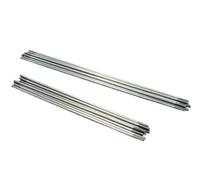 MUEOSI 10PCS M2 M3 Stainless Steel Threaded Tie Push Rod Servo Linkage Dia 1.8/2.6mm L300mm Shaft Pull, For RC Boat/Aircraft Model Boat Drive Shaft(M3 250MM)