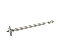 MUEOSI 1Pair 3mm Drive Shaft Alloy Propeller Kit Stainless Steel Shafts Sleeve Universal Joint Paddle Fork 32mm Props RC Boat Parts Boat Drive Shaft(20x15cm for 4mm)