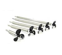 MUEOSI 1PC ForRC Boat Parts Driving Shafting Kit 4mm Stainless Steel Shaft+ Shaft Bushing+3 Blades Propeller 36/40/44/48mm DIY Accessories Boat Drive Shaft(40x150x200 Reverse)