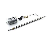 MUEOSI 1Set Power Kit 380 Motor 20cm 3mm Drive Shaft 32mm Wo- blade Propeller 2. 3to3mm Coupling Shaft Sleeve, for DIY RC Jet Boats Parts Boat Drive Shaft