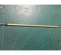 MUEOSI 2Pcs 3mm RC Boat Shaft Assembly Motor Drive Shaft 7mm Brass Sleeve Kit, for RC Boat Models DIY 100-300mm Spare Parts Boat Drive Shaft(100x150mm)