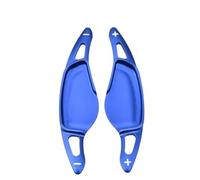 MUEOSI 2Pcs Aluminium Steering Wheel Extension Paddle Shift Trim, for BMW, 5 Series G30 G38 7 G11 G12 X3 G01 X4 G02 M5 F90 2017 2018 Car Paddle Shifters(Black Blue)
