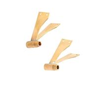 MUEOSI 2pcs Brass Propeller Shaft Bracket Double Arm Axle Strut Holder Inner Dia 4mm Flexible Supporter DIY Handmade Parts, For RC Boat Boat Drive Shaft