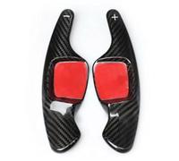 MUEOSI 2Pcs Carbon Fiber Car Steering Wheel Shift Paddle Extension, for VW, for Tiguan, Gold 7 7.5 MK7 MK7.5, for Passat, B8, for ARTEON, Atlas Car Paddle Shifters(Black)