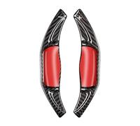 MUEOSI 2Pcs Carbon Fiber Car Steering Wheel Shifter Extensions Shift Paddles, for Toyota, Camry 2018-2020, for Corolla, 2019-2020, for RAV4, 2020 Car Paddle Shifters(Black)