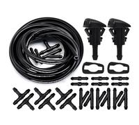 MUEOSI 2X Front Windshield Wiper Washer Nozzle Spray Jet Hose, for Subaru, Impreza WRX STI 2008-2014, for Chevrolet, Trailblazer, for GMC, Envoy Windscreen Washer Nozzle(with Regulator)