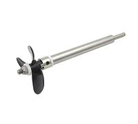 MUEOSI 3-blade Propeller 5mm Boat Model Axle Fully Submerged Paddle With 15cm/20cm/25cm/30cm/35cm Jet Boat Left Right Propeller Boat Drive Shaft(Axle 15cm 56mm CCW)