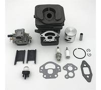 MUEOSI 39mm Cylinder Piston Carburetor Gasket Kit Chainsaw Motor Spare Parts, For Husqvarna 240 240E 235E 235 236 236E 545050417 Chainsaw Cylinder Piston