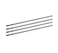 MUEOSI 4pcs Diameter 3mm/ 4mm Stainless Steel Marine Boat Prop Shaft 10cm/15cm/20cm For RC Boat Boat Drive Shaft(3mm length 20cm)