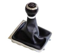 MUEOSI 5/6 Speed Leather Car Manual Gear MT Shift Knob Gaitor Boot, for Volkswagen, for VW, for Passat, B6 2005 2006 2007 2008 2009 2010 2011 Car Speed Gear Knob(5 Speed-C)