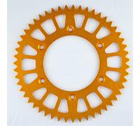 MUEOSI 520 Motorcycle Rear Sprocket CRF450R 2002-2019 CRF450X 2005-2018 XR650R 2000-2007 XL250 ME06 CRF230F 2003-2019 Motorcycle Rear Sprocket(51T yellow)