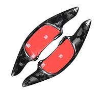 MUEOSI Auto Steering Wheel Shift Paddle, for Mazda, CX-30 2020-2021, for Mazda, 3 2019-2021 Carbon Fiber Car Interior Parts Car Paddle Shifters(Black Forged Pattern)