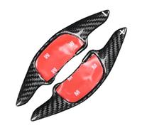 MUEOSI Auto Steering Wheel Shift Paddle, for Mazda, CX-30 2020-2021, for Mazda, 3 2019-2021 Carbon Fiber Car Interior Parts Car Paddle Shifters(Black Black)
