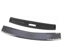 MUEOSI Car Accessories, for Citroen, C5X 2021 2022 2023 Built-in Outer Rear Bumper Protector Door Sill Trunk Tread Plate Trim Rubber Rear Bumper Guard(Black)