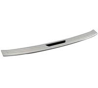 MUEOSI Car Accessories, for ES 250 300H 2018 2019-2022 Trunk Scuff Plate Cover Door Sill Stainless Steel Protection Sticker Rubber Rear Bumper Guard(BLACK Outside-silver Black)