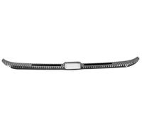 MUEOSI Car Accessories, for ES 250 300H 2018 2019-2022 Trunk Scuff Plate Cover Door Sill Stainless Steel Protection Sticker Rubber Rear Bumper Guard(BLACK Inside-Black)
