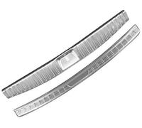 MUEOSI Car Accessories, for Kia, for Carnival KA4 2022 2023 2024 Rear Trunk Inner Outer Bumper Plate Protector Cover Rubber Rear Bumper Guard(Silver)