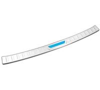 MUEOSI Car Rear Bumper Guard Plate Cover, for Toyota, for Highlander XU70, for Kluger 2020-2023 Trunk Door Sill Guard Trim Rubber Rear Bumper Guard(BLACK Outside Silver Blue)