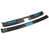 MUEOSI Car Rear Bumper Guard Plate Cover Trunk Door Sill Guard Trim, for Toyota, for Highlander XU70, for Kluger 2020-2023 Rubber Rear Bumper Guard(Blue 2pcs)