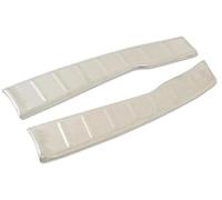 MUEOSI Car Rear Bumper Protector Pad Trim Tail Trunk Scuff Plate Cover Interior Styling, for Peugeot, 4008 2012 2013 2014-2017 Rubber Rear Bumper Guard