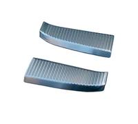 MUEOSI Car Rear Bumper Protector Sill, for HR-V HRV, for Vezel, 2022 Trunk Tread Plate Stainless Steel Cover Trim Styling Rubber Rear Bumper Guard(Black)