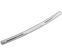 MUEOSI Car Rear Bumper Protector Sill Trunk Tread Plate Stainless Steel Trim Styling, for Skoda, for Octavia, 2007 2008-2018 Rubber Rear Bumper Guard(BLACK 1)