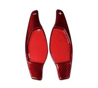 MUEOSI Car Steering Wheel Shift Paddle Extension Carbon Fiber, for R8 TT RS 2016-2018 & RS3 RS5 2017-2018 & RS4 2018 2Pcs Car Paddle Shifters(Black Red)