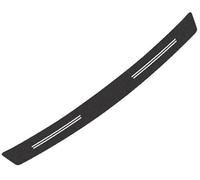 MUEOSI Car Trunk Guard Anti-Scratch Trim Car Rear Bumper Protector Stickers Accessories, for Mitsubishi, for Lancer 10 3 9 Rubber Rear Bumper Guard(BLACK Balck White)