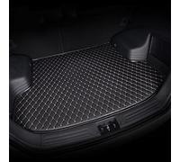 MUEOSI Custom Car Trunk Mats, for Chevrolet, Captiva Sonic Sail Spark Blazer Aveo, for Cruze, Epica, for Camaro, Equinox Cavalier Trax Car Boot Mat(Black beige)