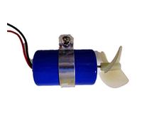 MUEOSI DIY Micro ROV Robot Jet Motor Engine 3-12V Underwater Thruster W 39mm Propeller, For RC Ship Boat Submarine Modification Part Boat Drive Shaft(1pc ccw)