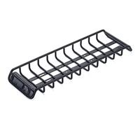 MUEOSI DJ 1/10 Metal Roof Slim Warrior Luggage Frame Narrow Roof Luggage Rack Half Rack SCX10 III RC Car Parts Carro De Control Remoto Car Roof Luggage Rack(1 Set)