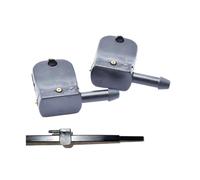 MUEOSI Erick's Wiper 2Pcs/Set Universal Washer Nozzle Spray Jet, for VW, LT Crafter Mounted onto Wiper Arm Nozzles 12mm/8mm Width 3 Jets Windscreen Washer Nozzle