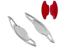 MUEOSI for Civic, FE 2022 RS Sport, for Touring, for Stepwgn, for Spada 2023 CR-V Pilot Integra Car Steering Wheel Paddle Shifter Extend Stickers Car Paddle Shifters(Silver)