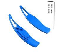 MUEOSI for Civic, Tourer FK2, for Saloon FB7 CR-V 2013 N-ONE N-WGN Car Steering Wheel Paddle Shift Extension Quick Shifters Sticker Car Paddle Shifters(Blue)